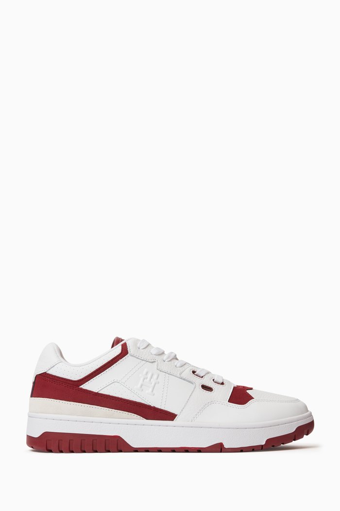 

TH Basketball Sneakers in Leather, White