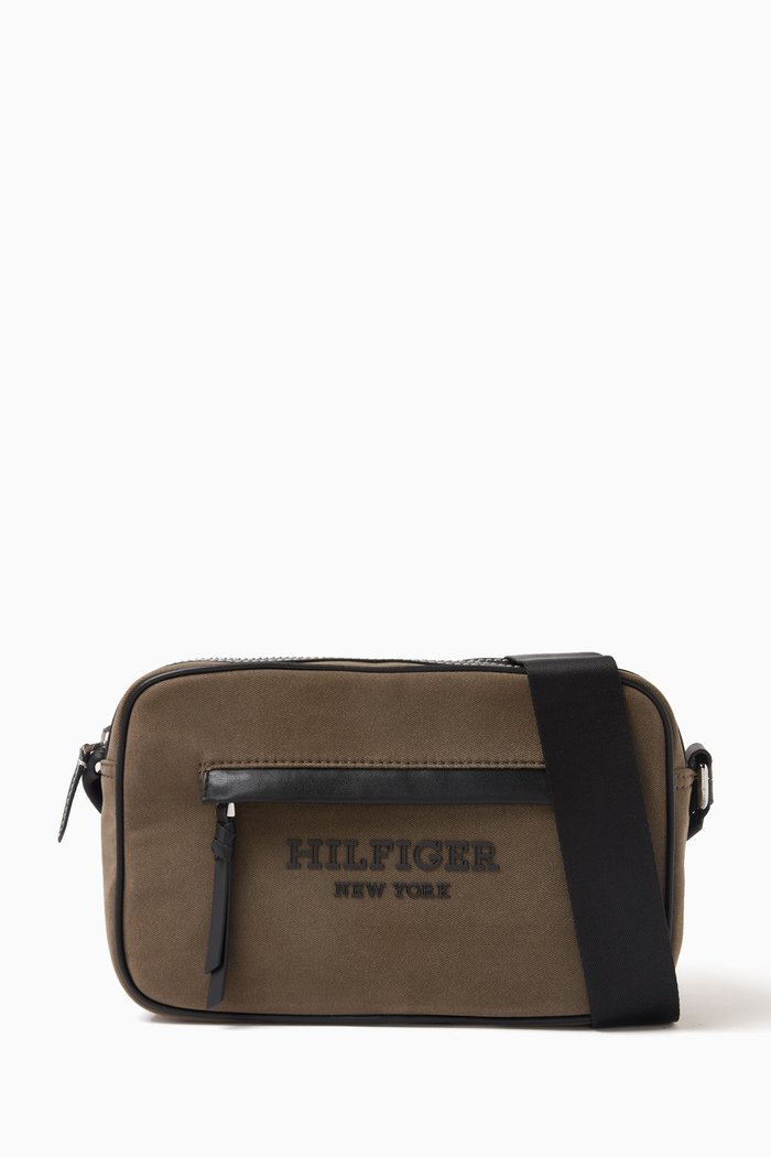 

TH Prep Logo Camera Bag in Fabric, Green