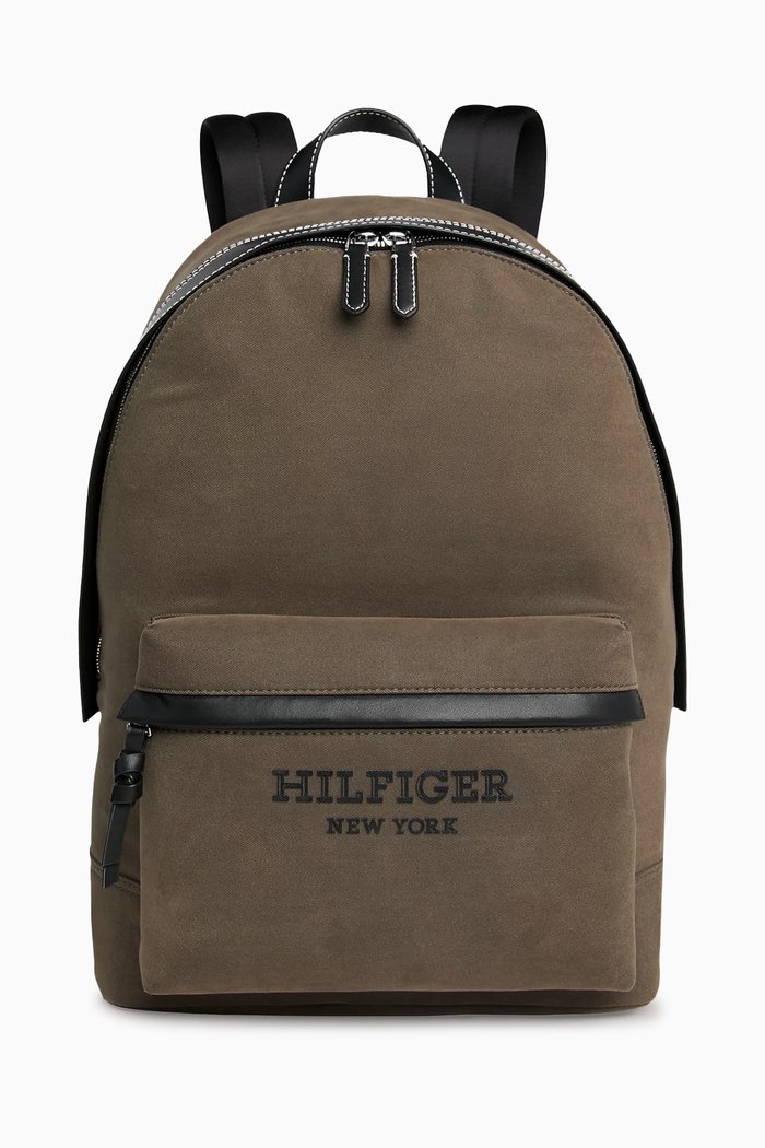 

TH Prep Logo Backpack in Fabric, Green