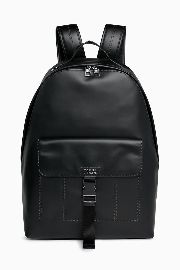 

TH Backpack in Leather, Black