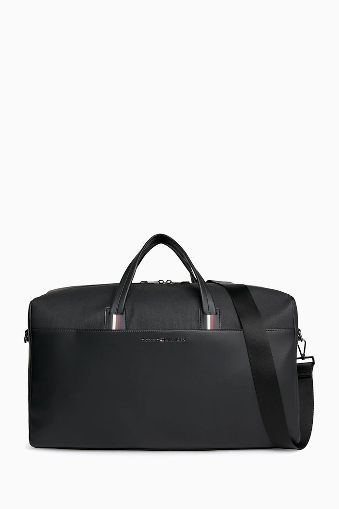 

Signature Duffel Bag in PU, Black