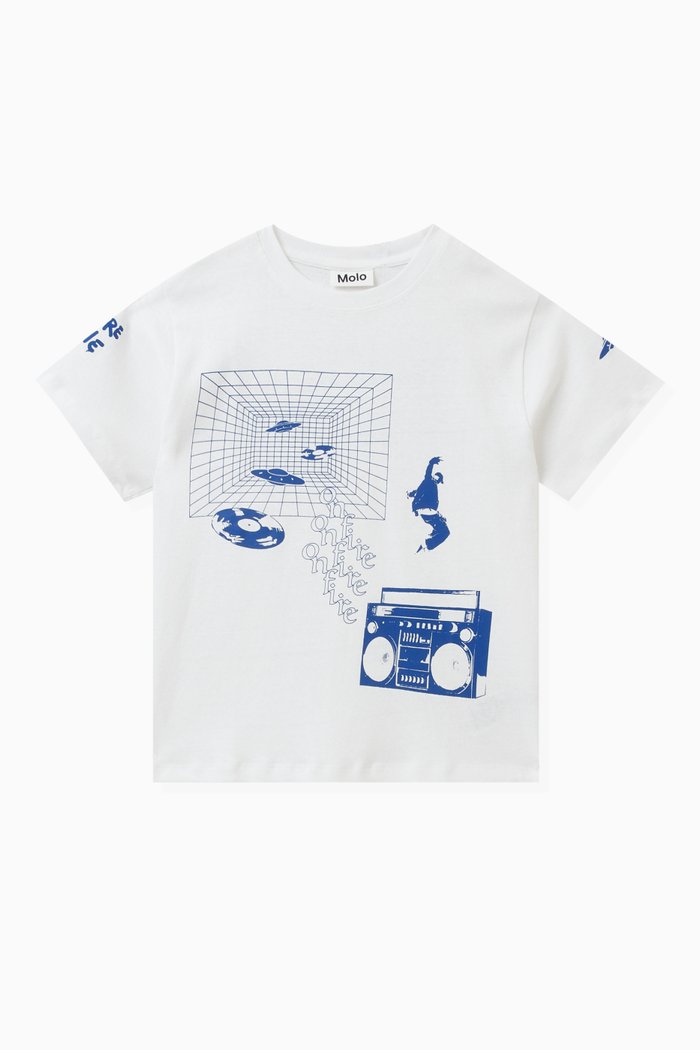 Music of Joy T-shirt in Cotton, White