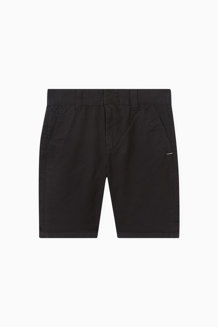 

Black-print Shorts in Organic Cotton