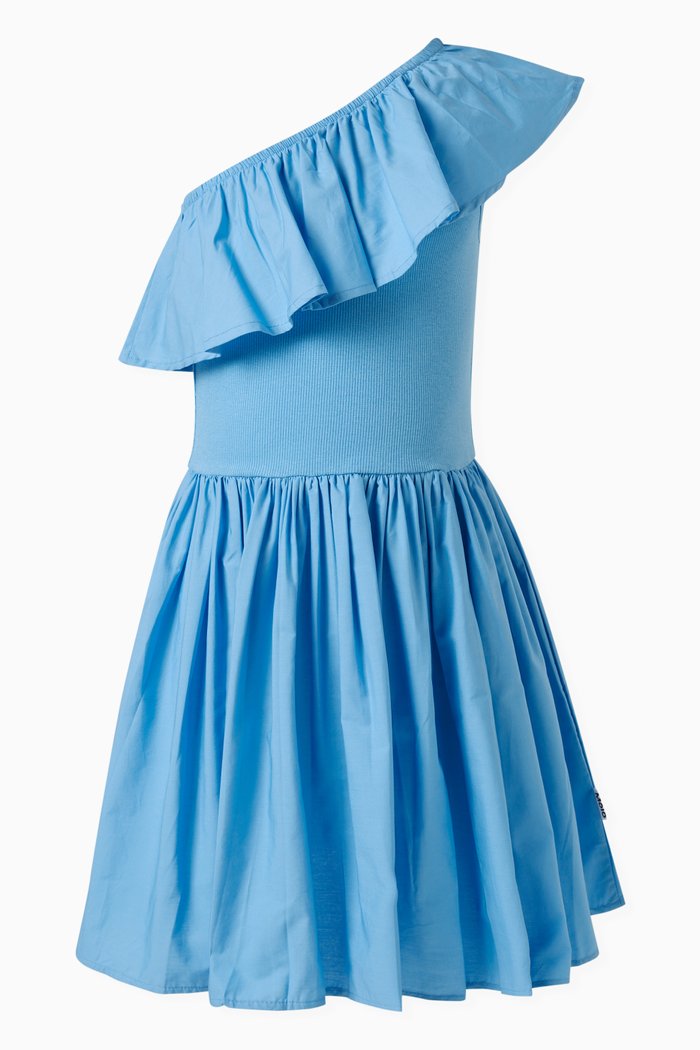 

Chloey Forget Me Not Dress in Cotton, Blue