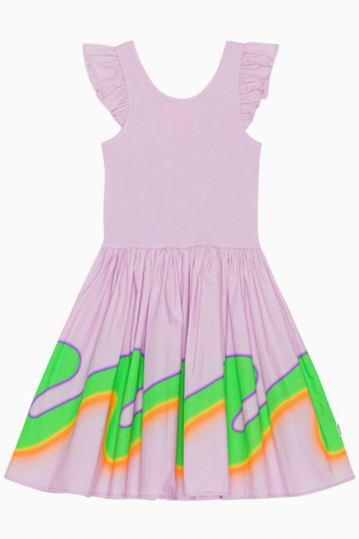 

Cloudia Wild Wave Dress in Cotton, Pink