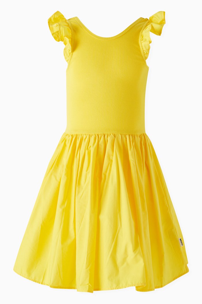 

Cloudia Wild Wave Dress in Cotton, Yellow
