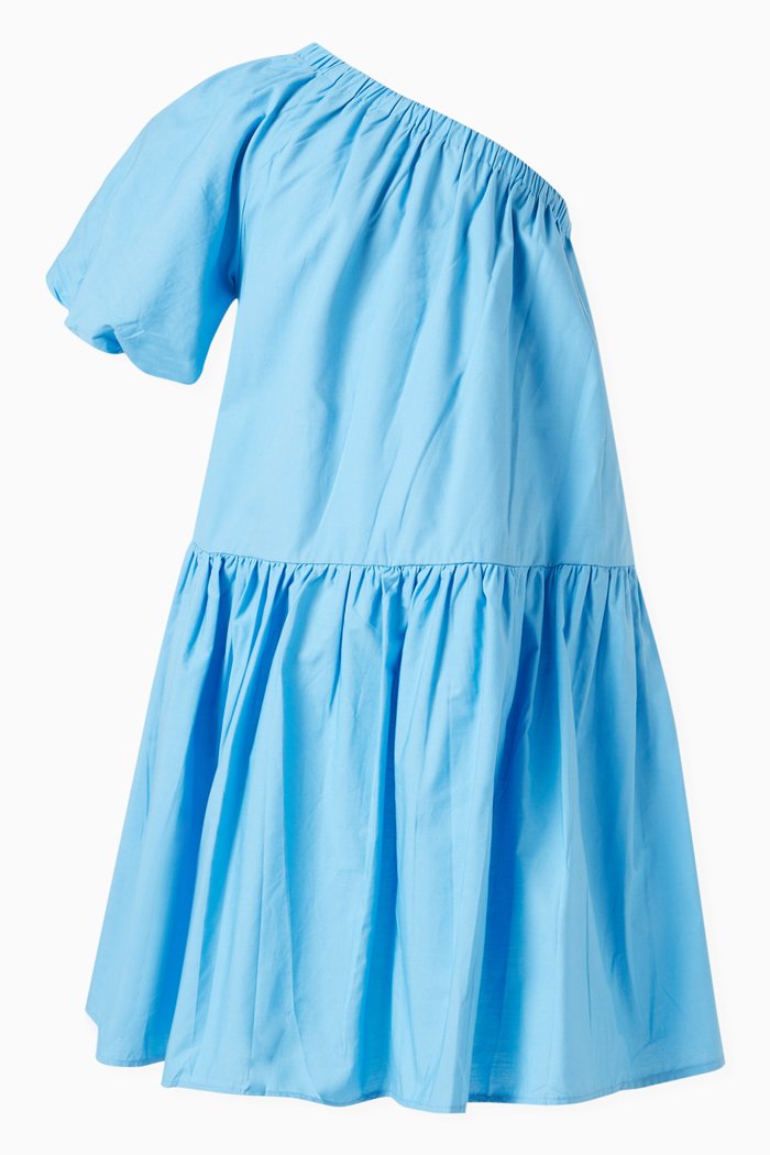 

Clarabelle Forget Me Not Dress in Cotton, Blue
