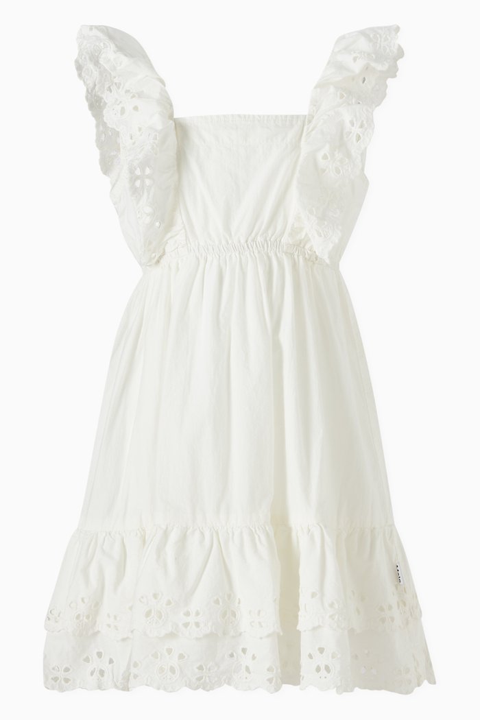 

Ceelos Dress in Cotton, White