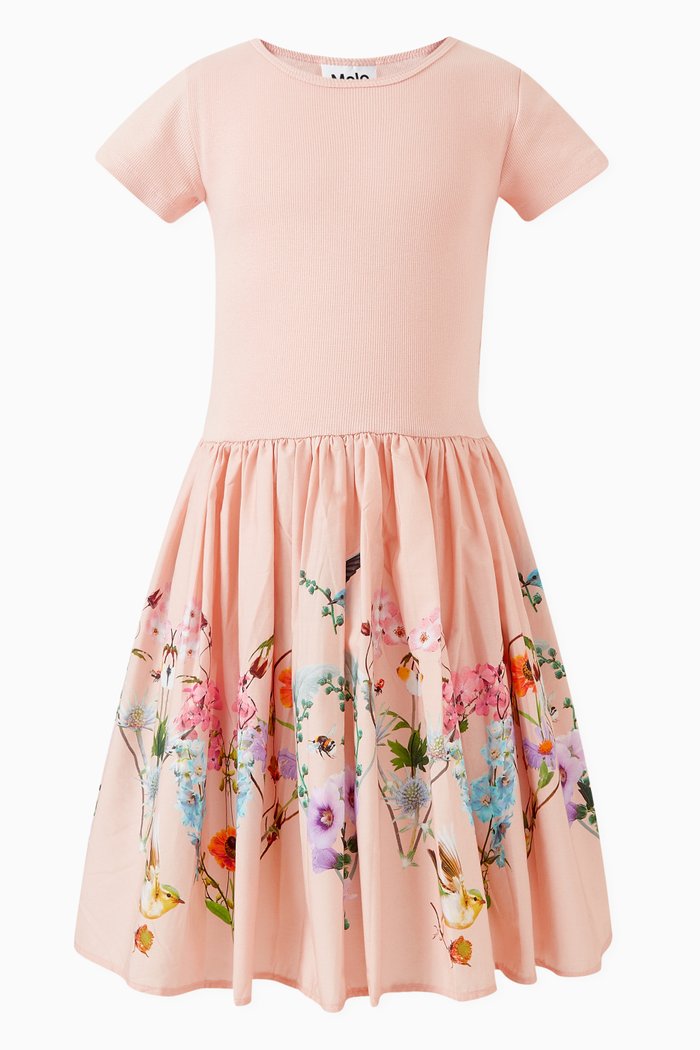 

Cissa Dress in Cotton Poplin, Pink