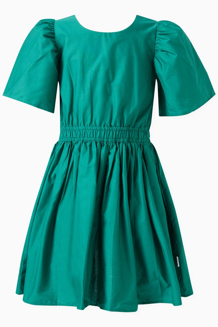 

Cally Dress in Cotton, Green