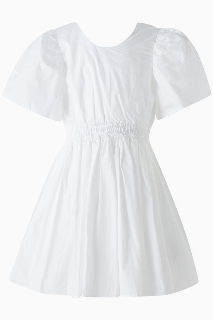 

Cally Dress in Cotton, White