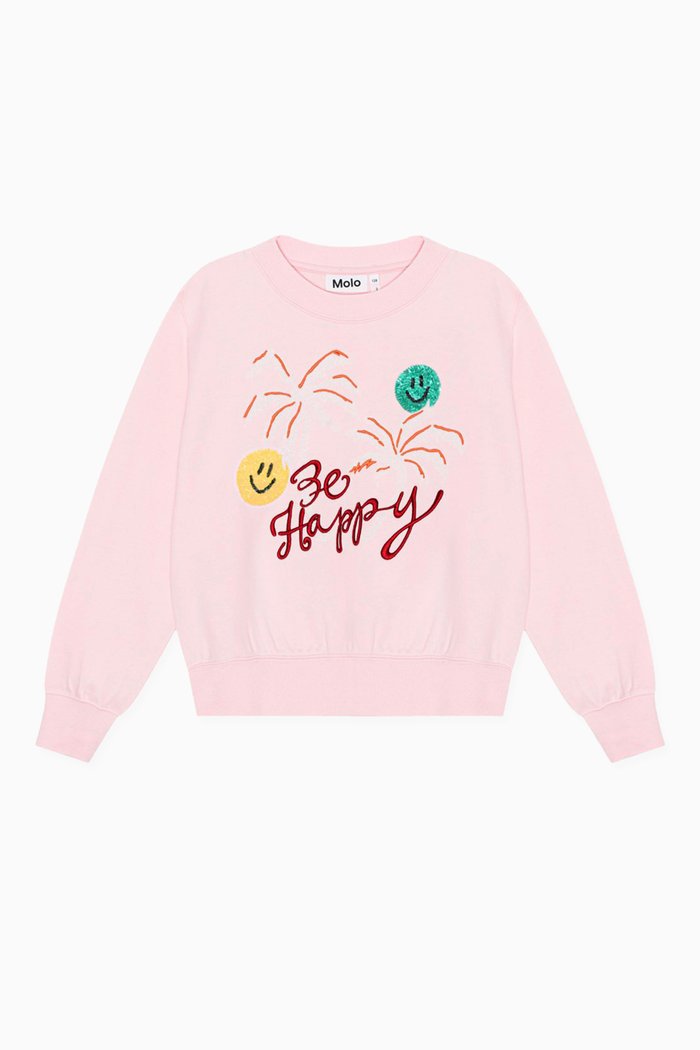 

Marge Sweatshirt in Organic Cotton, Pink