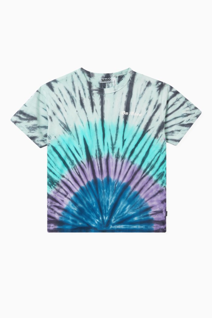 

Tie-dye T-shirt in Organic Cotton, Multicolour