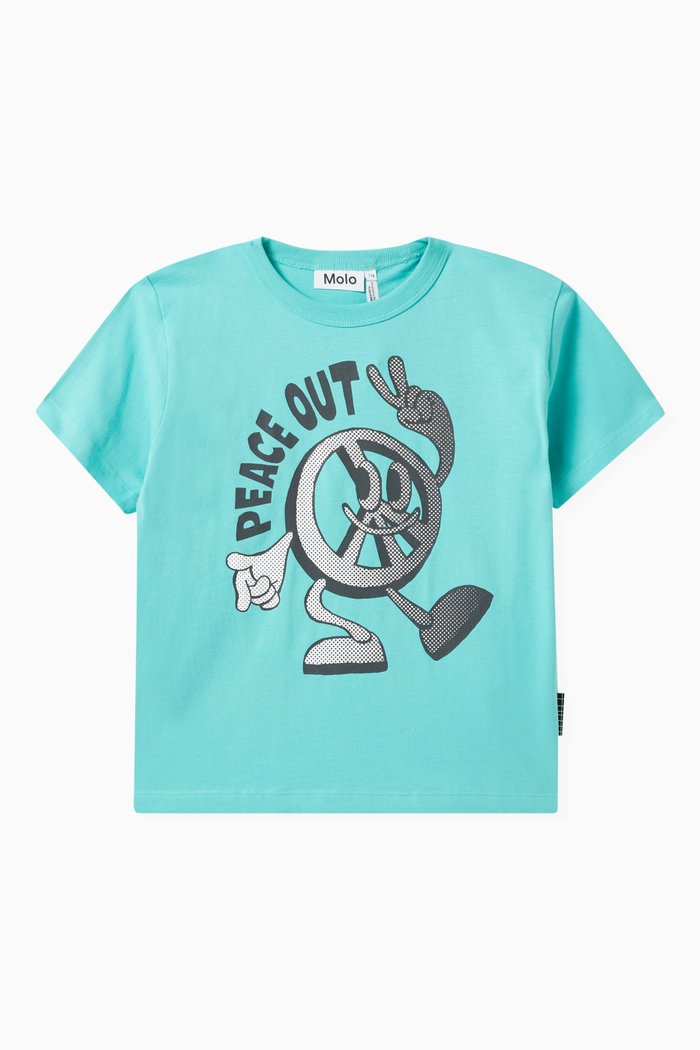 

Riley T-shirt in Organic Cotton, Blue