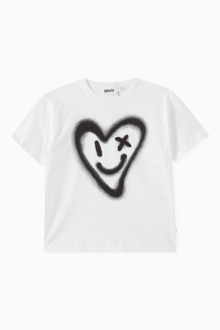 

Riley T-shirt in Organic Cotton, White