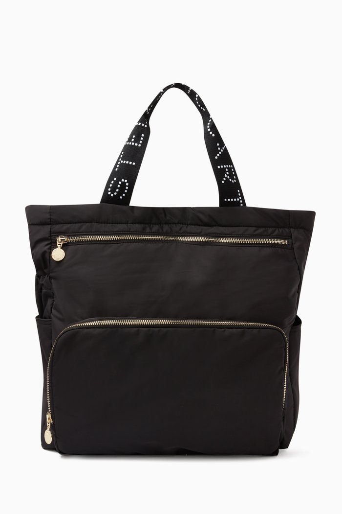 

Embellished Changing Backpack, Black