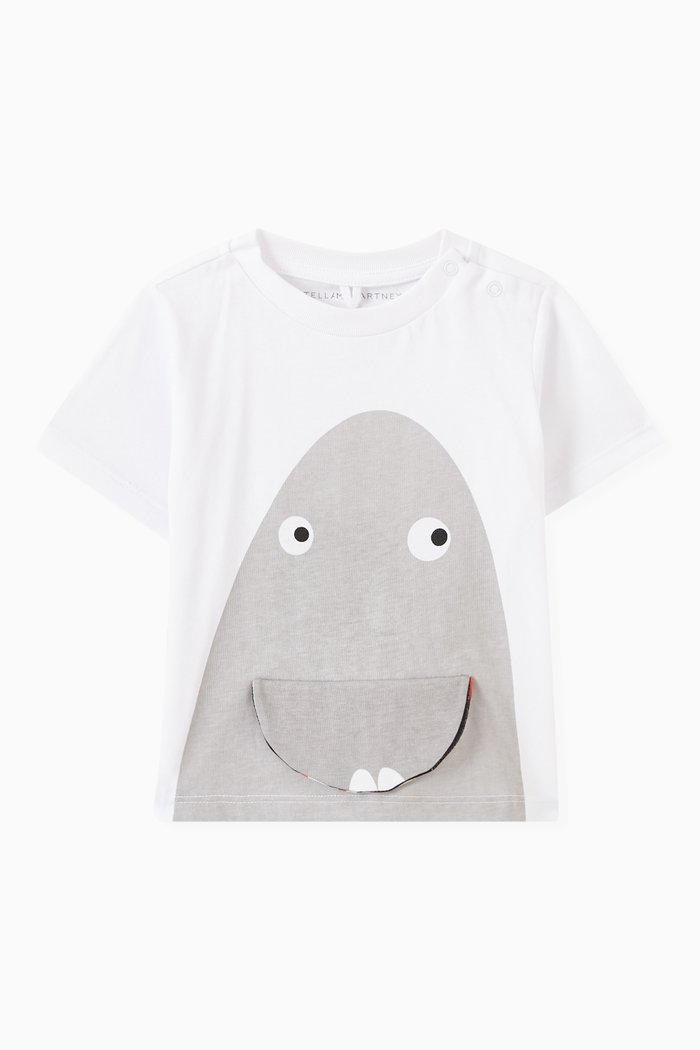 

Logo Print T-shirt in Cotton, White