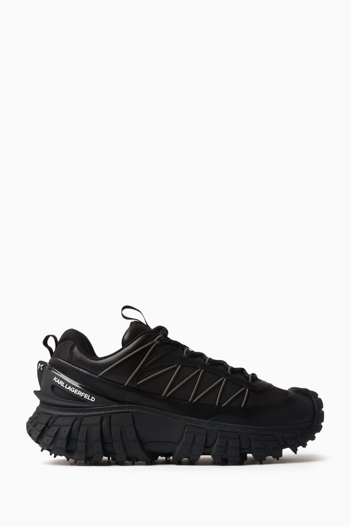 

K/Trail Kross Runners in Leather, Black