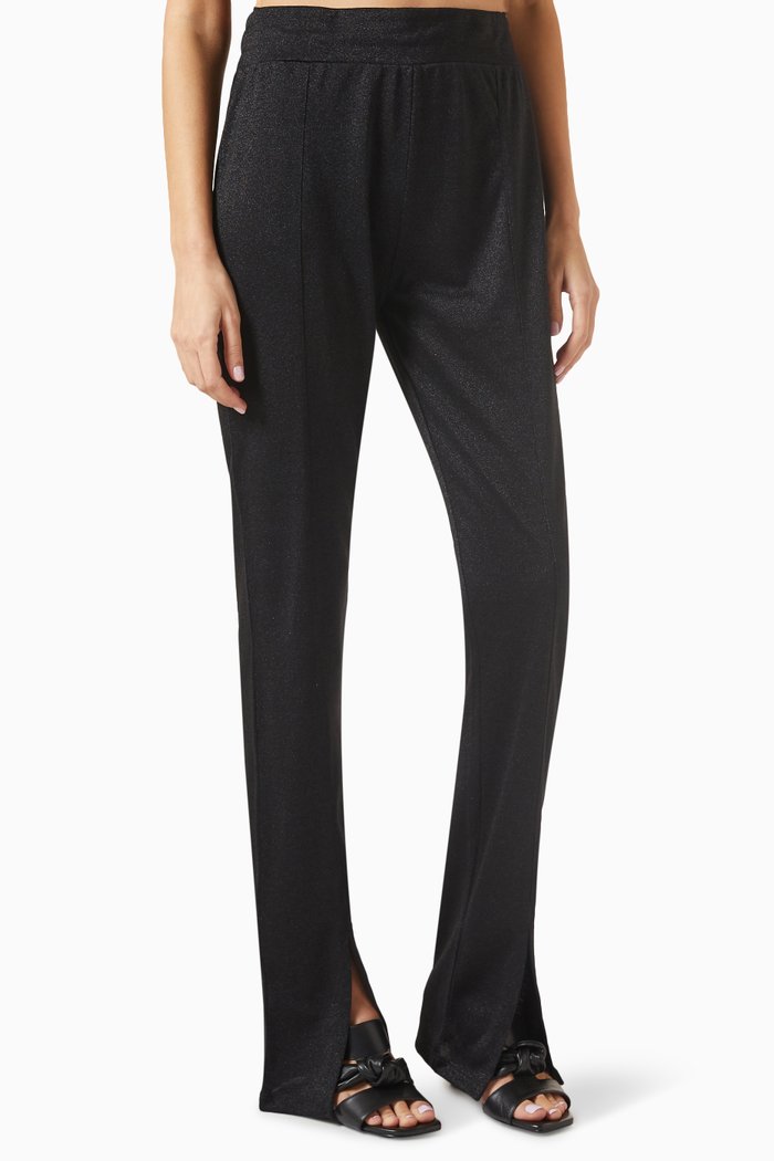 

Sweatpants in Lurex, Black