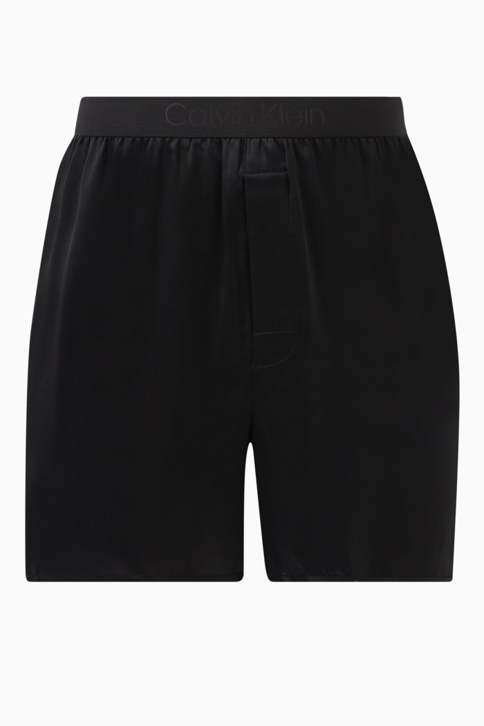 

Logo Boxers in Silk, Black