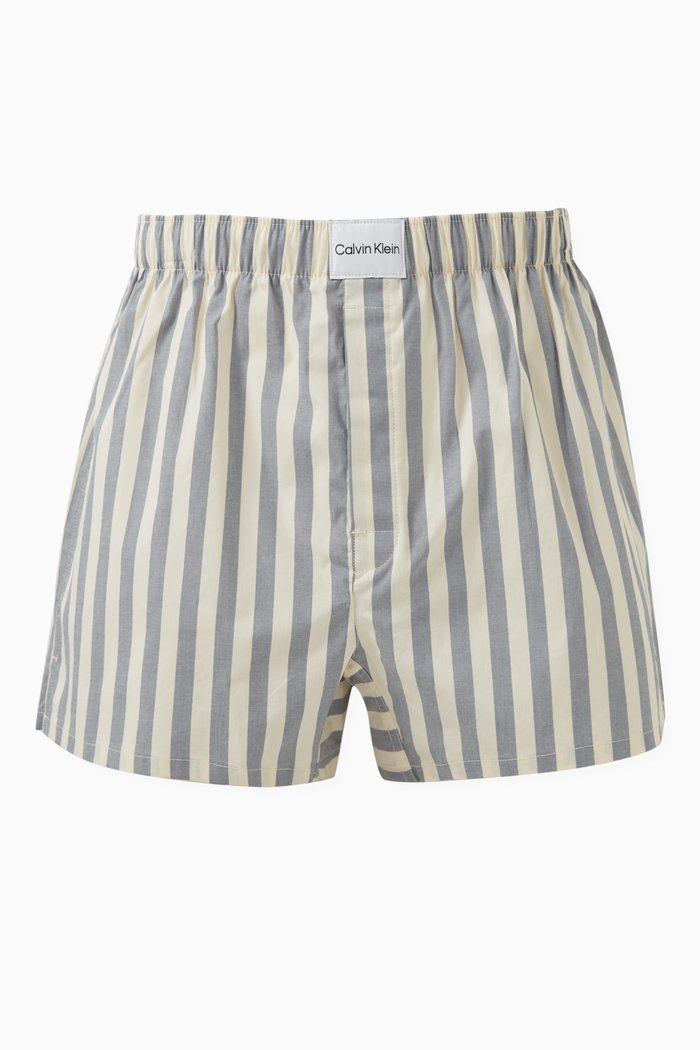 

Sleep Boxer in Cotton, Blue