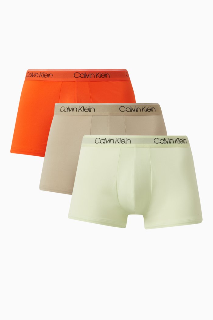 

Logo Trunks in Micro Stretch, Set of 3, Multicolour