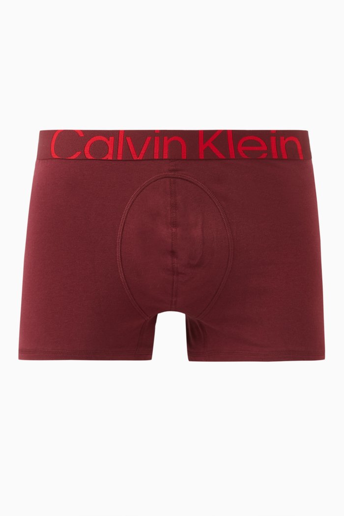 Future Shift Logo Trunks in Stretch Cotton Jersey, Purple