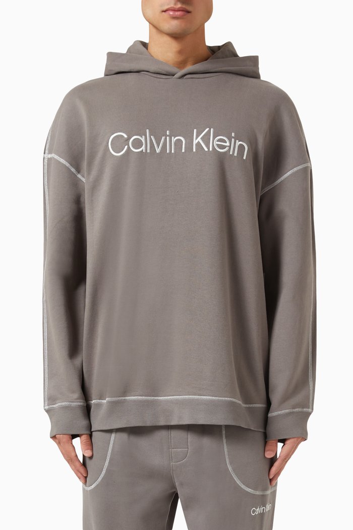 

Future Shift Lounge Hoodie in Cotton, Grey
