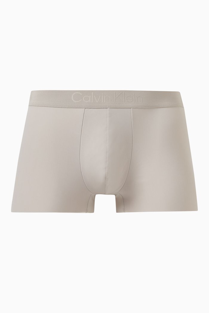 

CK Black Trunks in Stretch Microfiber Jersey, Grey