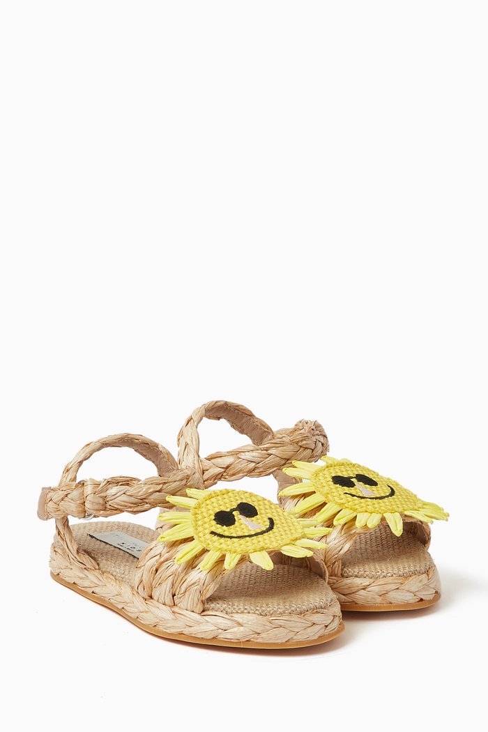 

Sun Sandals in Synthetic Material, Yellow