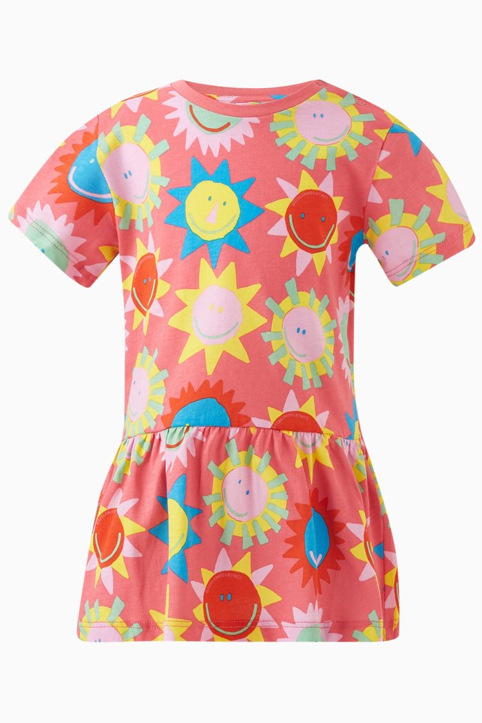 

Printed Dress in Jersey, Pink