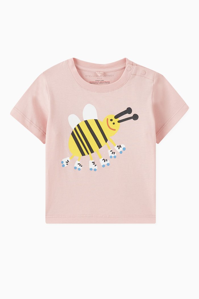 

Printed T-shirt in Cotton, Pink