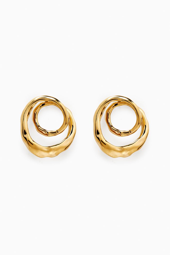 

Jupiter Earrings in 18kt Gold-plated Bronze