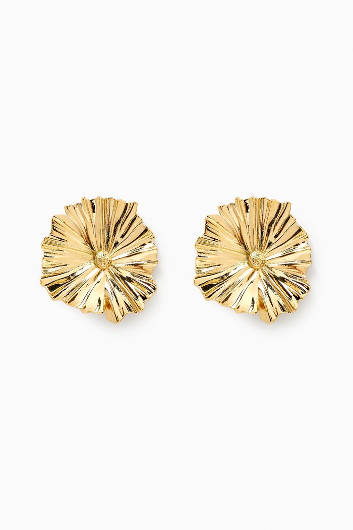 

Amary Earrings in 18kt Gold-plated Bronze