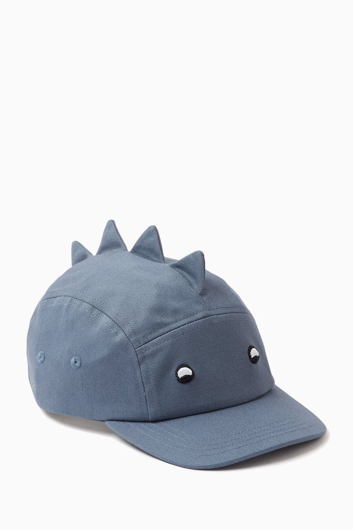 Rory Dino Cap in Organic Cotton-canvas, Blue
