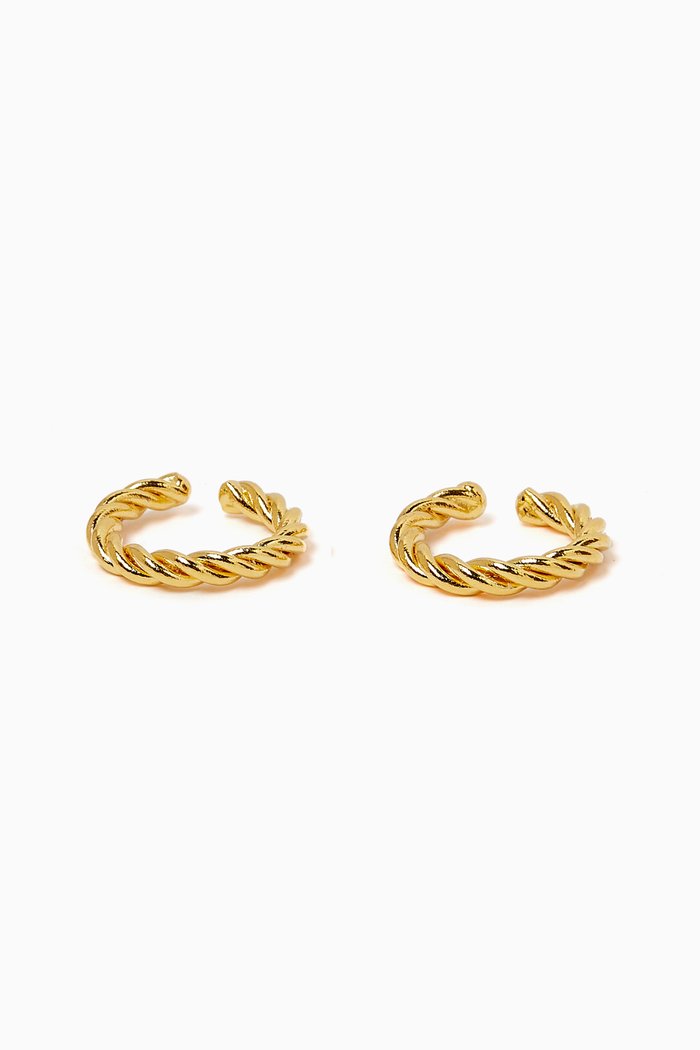 

Oslo Ear Cuff Set in 24kt Gold-plated Brass