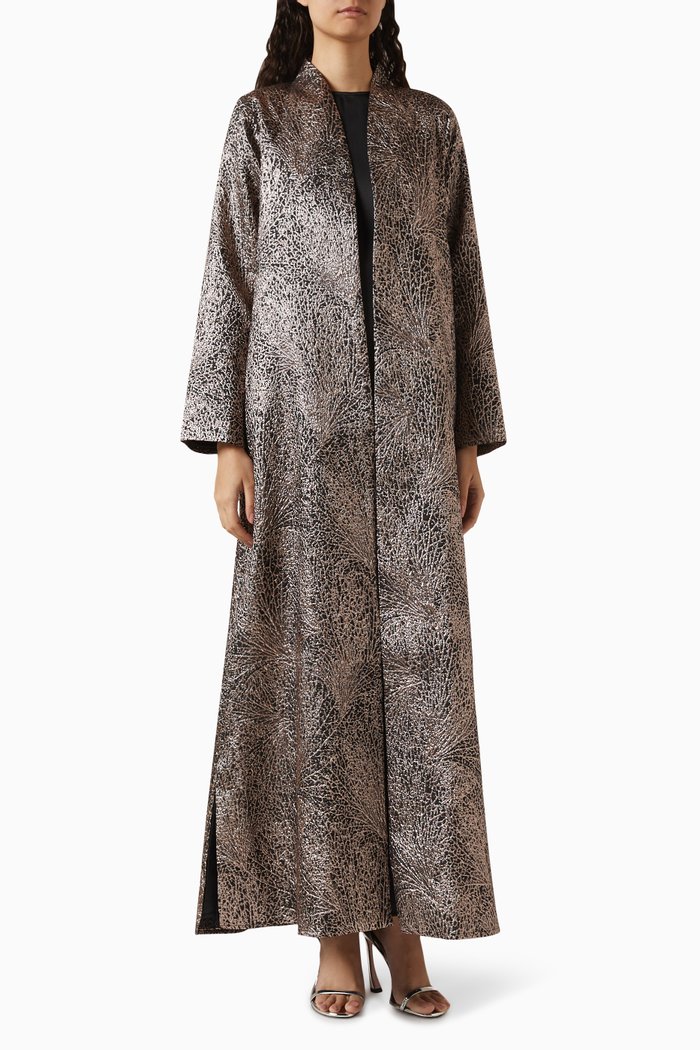 

Aaliyah Coat in Jacquard, Black