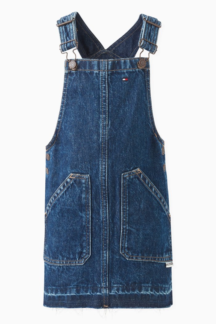 

Dungaree Dress in Denim, Blue