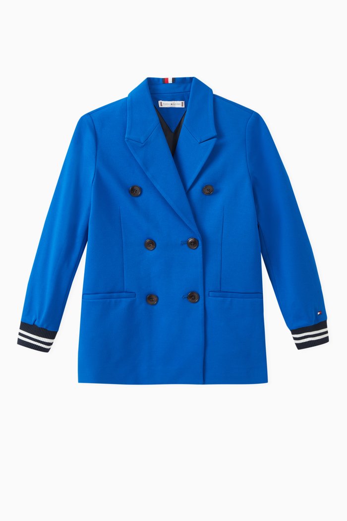 

Monotype Double Breasted Blazer in Viscose-blend, Blue