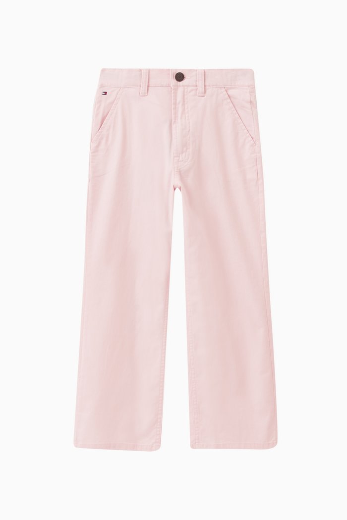

Mabel Chino Pants in Stretch Cotton, Pink