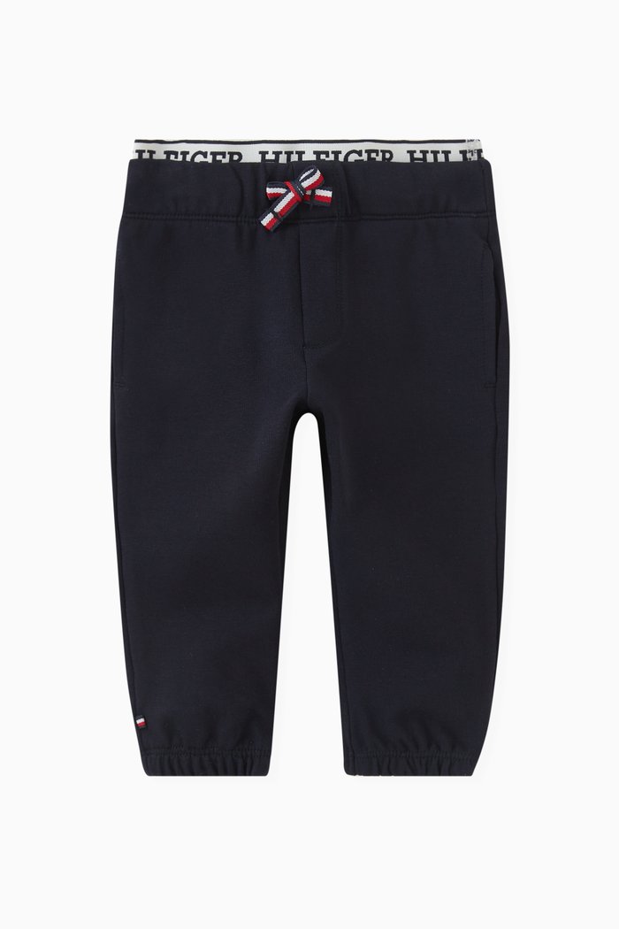 

Monotype Relaxed-fit Joggers in Organic Cotton, Blue