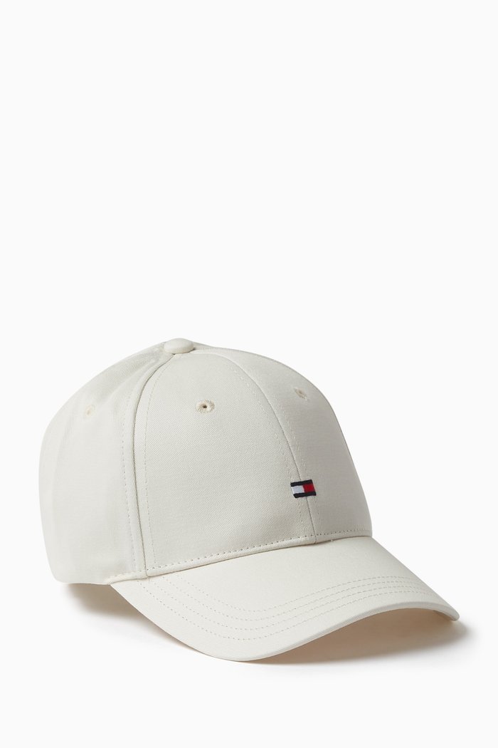 

Small Flag Logo Cap in Cotton-twill, Neutral