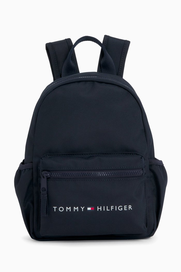 

Small Essential Backpack in Recycled Nylon, Blue