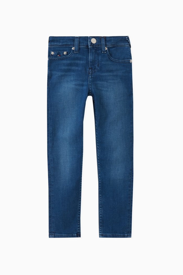 Scanton Slim-fit Jeans in Cotton, Blue