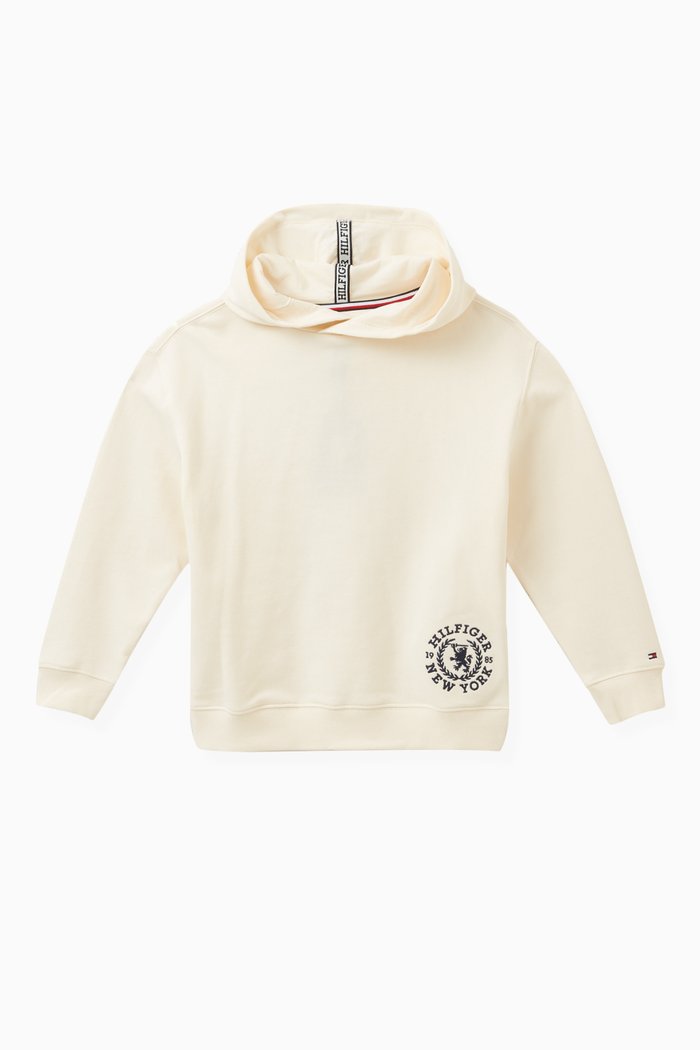 

Varsity TH Logo Hoodie in Cotton, Neutral