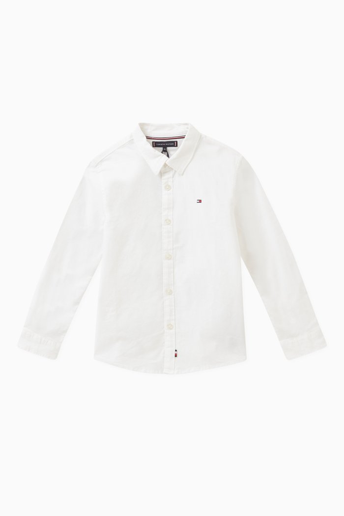 

Essentail Regular Fit Oxford Shirt in Cotton, White