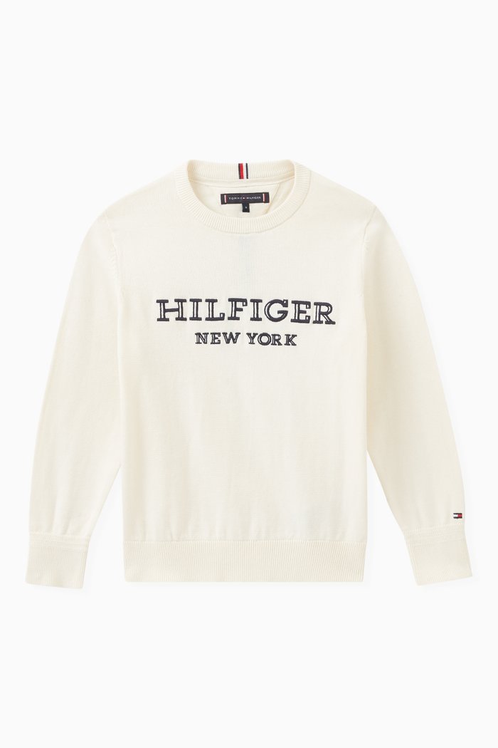 

Monotype Logo Sweatshirt in Cotton, Neutral
