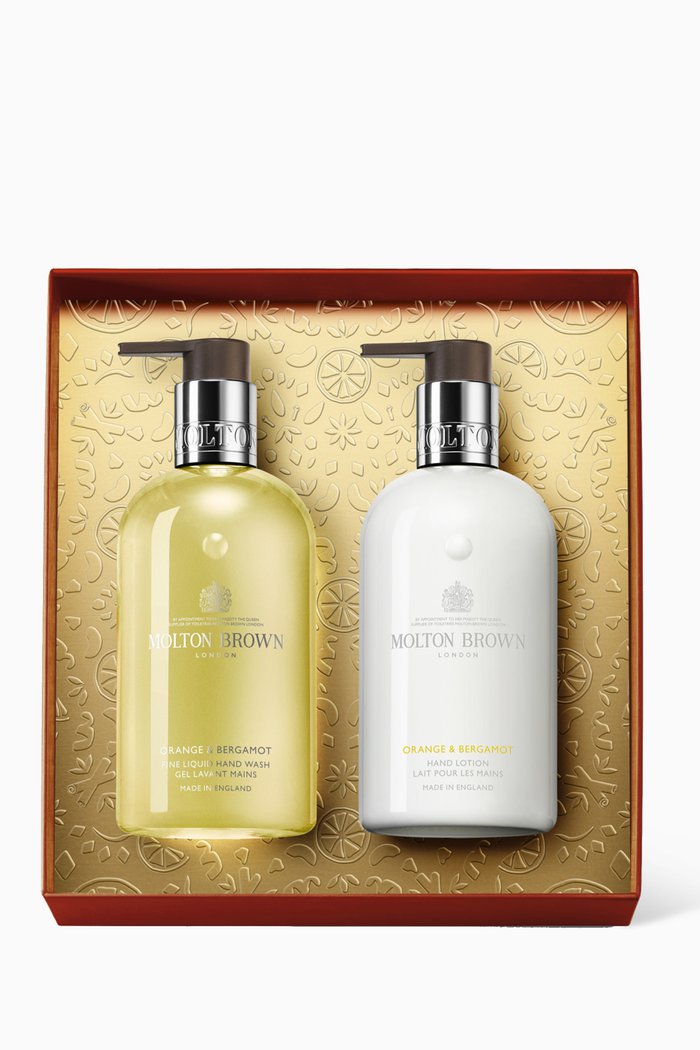 Orange & Bergamot Hand Care Gift Set, Colourless