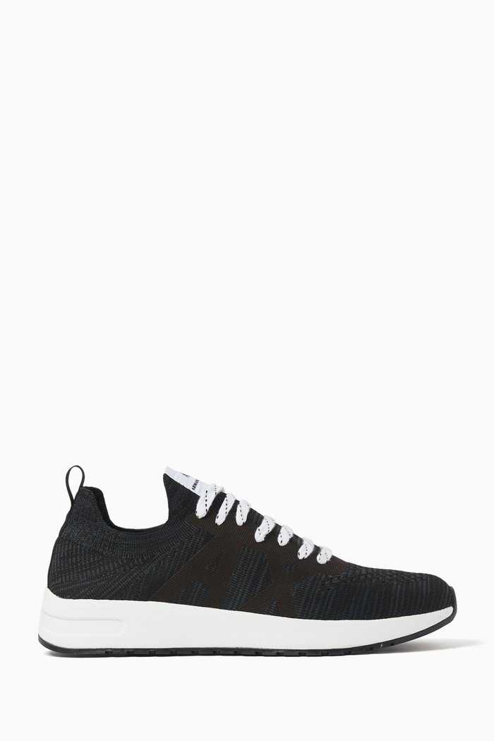 

Dusseldorf AX Logo Sneakers, Black
