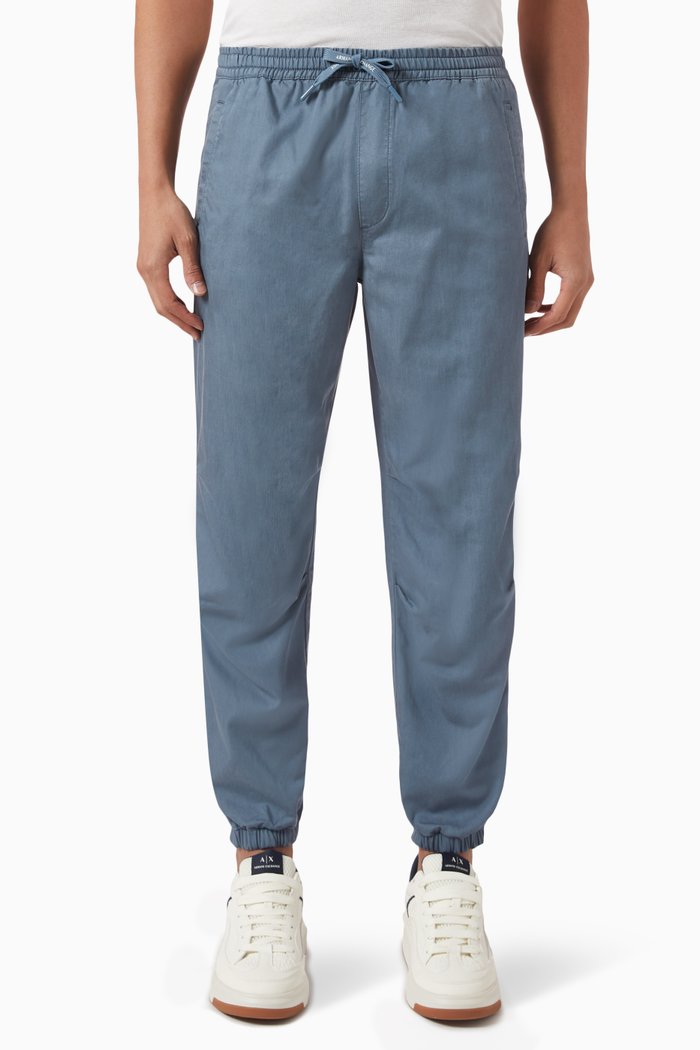 

Digital Desert Trouser in Cotton-blend, Blue